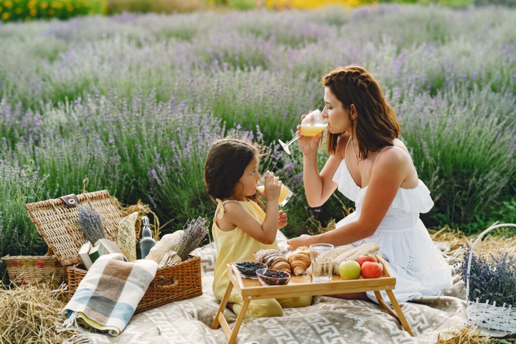 Family sharing a memorable afternoon outdoors, illustrating how meaningful experiences enrich our memories.
